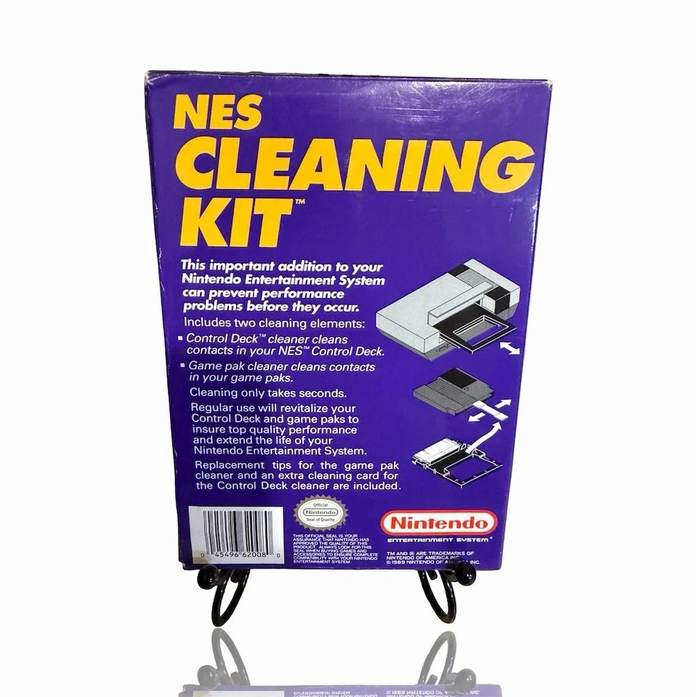 Nintendo Cleaning Kit Official Entertainment System Accessory w/ Box Deadstock